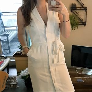 Banana Republic button up sleeveless dress